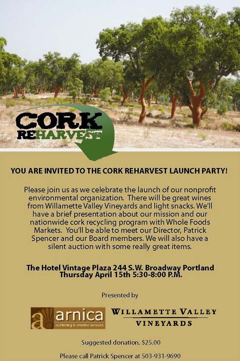 Cork Reharvest Invitation